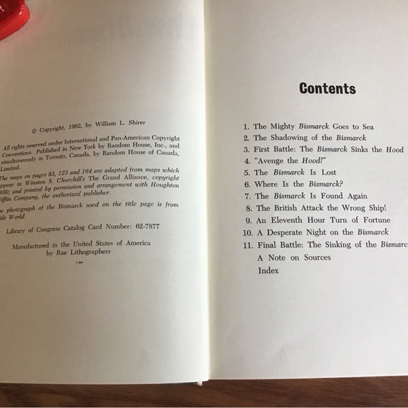 Vintage 1962 The Sinking of the Bismarck by William L. Shirer - Picture 3 of 6